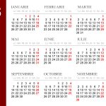 calendar personalizat folie magnetica