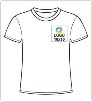 Tricouri personalizate albe cu logo firma
