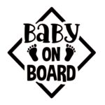 Sticker baby on board v3