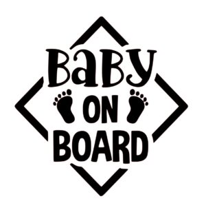 Sticker baby on board v3